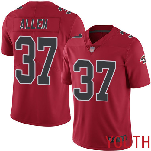 Atlanta Falcons Limited Red Youth Ricardo Allen Jersey NFL Football #37 Rush Vapor Untouchable->youth nfl jersey->Youth Jersey